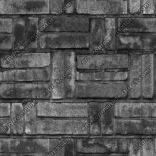 seamless wall bricks bump 0007